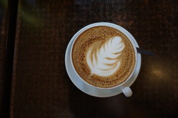 cup of coffee with milk