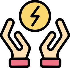 Energy Vector Icon Design Illustration