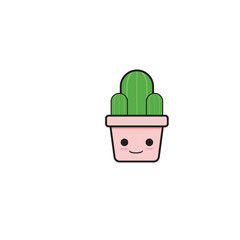 Cute Aesthetic  Emoticon Cactus Plan Collection