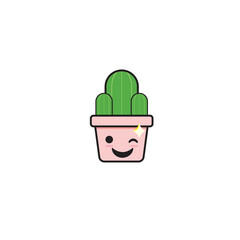 Cute Aesthetic  Emoticon Cactus Plan Collection