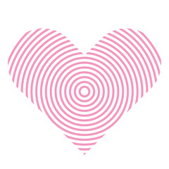 Cute Heart Line Logo Symbol