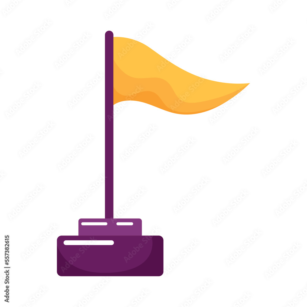 Poster flag pointer location