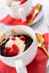 Chocolate mug cake