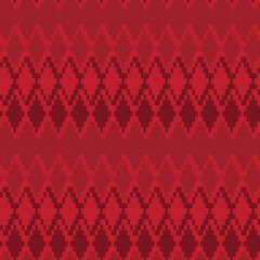 Argyle Fair Isle Seamless Pattern Design