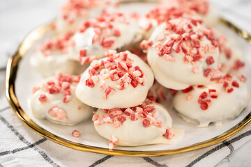 Peppermint White Chocolate Cookies