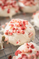 Peppermint White Chocolate Cookies