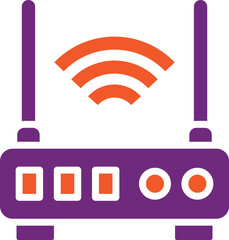 Router Vector Icon Design Illustration