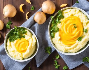 mashed potatoes with herbs
