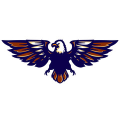 Eagle illustration mascot logo