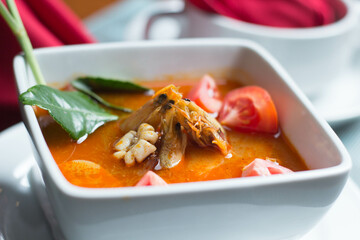 stew with vegetables and rice