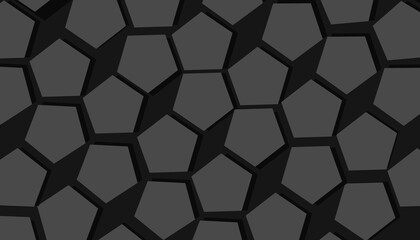 The background image is a pentagonal background.