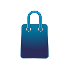 Shopping Bag icon template 3D design