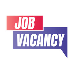 Job vacancy drop your cv sign, we're hiring join us announcement