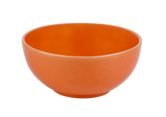 orange bowl isolated on transparent png