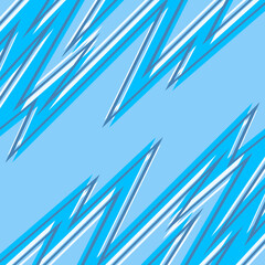 Abstract background with reflective overlapping zigzag pattern and with some copy space area