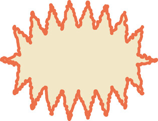 pastel abstract star shape decoration