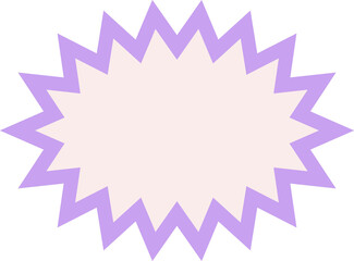 pastel abstract star shape decoration