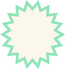 pastel abstract star shape decoration