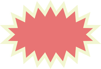 pastel abstract star shape decoration