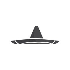Simple hat  vector design logo icon