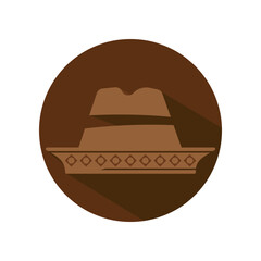 Simple hat  vector design logo icon