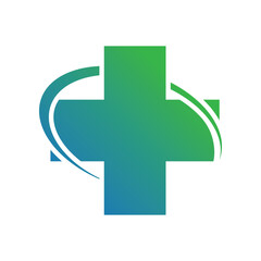 Medical health icon digital logo design