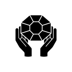 Fototapeta premium Holding Diamond