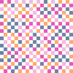 Random squares geometric asymmetrical seamless texture vector pattern. Squares structure tile design