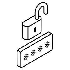 Login icon, editable vector 