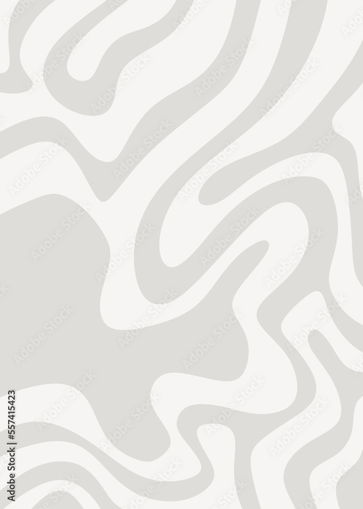 Poster abstract background with cute wavy line pattern and with some copy space area