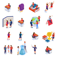 Fototapeta premium Back To School Set