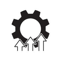 Improvement icon illustration. Creative sign from quality control icons collection. Filled flat Improvement icon for computer and mobile