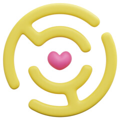 maze 3d render icon illustration