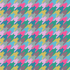 abstract geometric hounds tooth pattern background