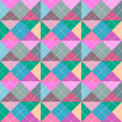 Fototapeta premium seamless geometric pattern argyle background