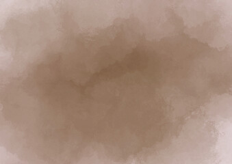 watercolor slugs on white paper texture background. delicate beige neutral background. the color splashing on the paper in hand drawn style. color theme for designer. brown color on paper texture.