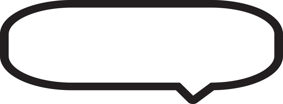 white text box speech bubble decoration