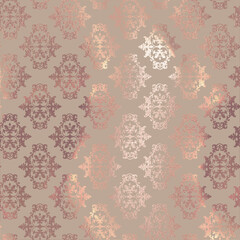 Great metalline daintiness pattern backdrop - pale pink damask background - shabby chic pageantry texture

