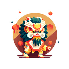 Lion Dance for Lunar New Year