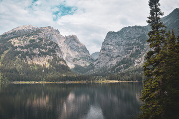 lake in the tetons