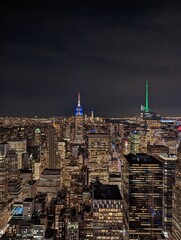 Fototapeta premium NYC / Manhattan skyline at night
