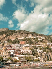 Fototapeta na wymiar Hills in the Amalfi