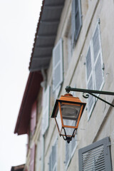 old lantern in the town