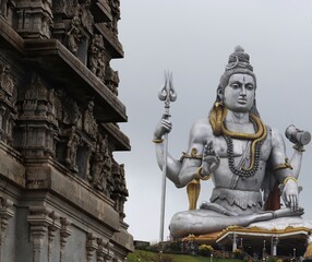 Fototapeta na wymiar Mangalore Shiva Statue