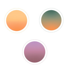 Colored stickers, tags, paper round stickers, dense rounded plastic layouts, dense illustrations.