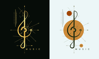 Fototapeta na wymiar The perfect music logo for your business, graphic needs and digital needs