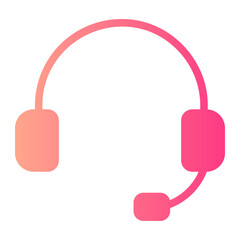 customer service gradient icon