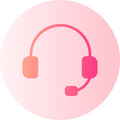 customer service gradient icon