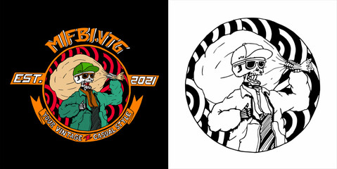 
online clothing seller logo people