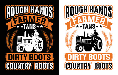 Fototapeta premium Farmer Vector T-shirt Design.